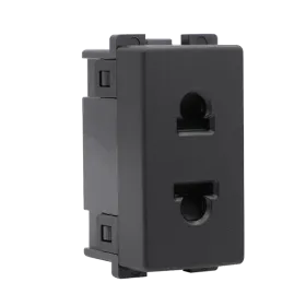 LECCE DOUBLE PIN SOCKET ANTHRACITE