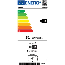 Viedais TV Daewoo 55DM56QV 55" 4K Ultra HD QLED