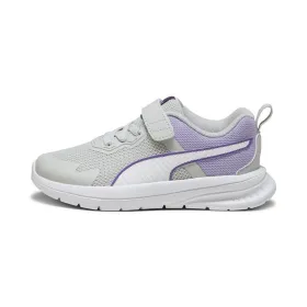 Skriešanas Apavi Bērniem Puma Evolve Run Mesh Pelēks