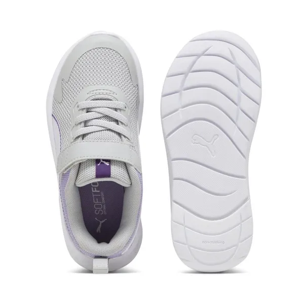Lasten juoksukengät Puma Evolve Run Mesh Harmaa