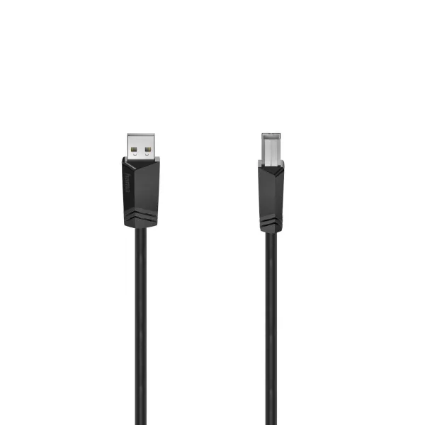 USB 2.0 A - USB B kabelis Hama 00200602 Juoda