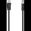 USB 2.0 A - USB B kabelis Hama 00200602 Juoda