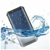 Vandeniui atsparus dėklas Samsung Galaxy S8+ KSIX Aqua Case Juoda Skaidrus