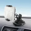 Mobiliojo telefono laikiklis automobiliui su pritvirtinimu KSIX 360º Juoda