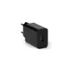 Seinalaadija + USB A - USB C Kaabel KSIX USB Must