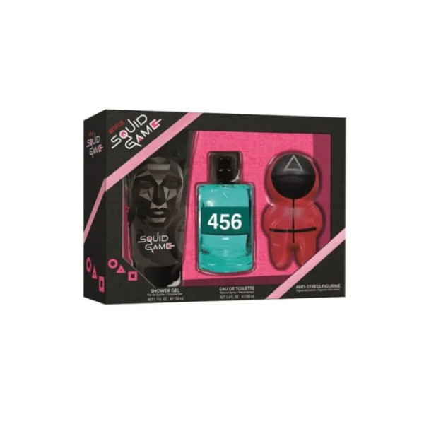 Туалетная вода-спрей Squid Game 100 мл, набор из 3 предметов