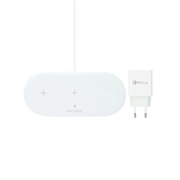Cordless Charger KSIX Apple-compatible White