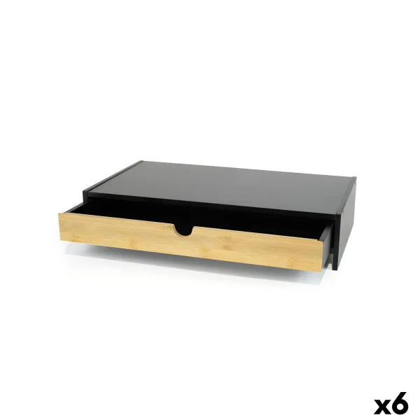 Ekrano laikiklis Confortime 47 x 26 x 10 cm Ruda Juoda (6 vnt.)