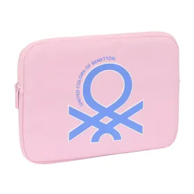 Klēpjdatora Vāks Benetton Pink Rozā (31 x 23 x 2 cm)