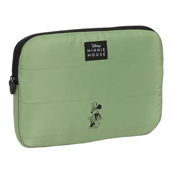Nešiojamojo kompiuterio dėklas Minnie Mouse Mint shadow Karinė žalia (31 x 23 x 2 cm)