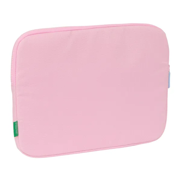 Nešiojamojo kompiuterio dėklas Benetton Pink Rožinė 15,6'' 39,5 x 27,5 x 3,5 cm