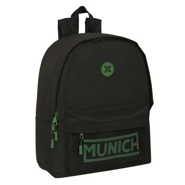 Portatīvā datora mugursoma Munich Caviar Melns 31 x 40 x 16 cm