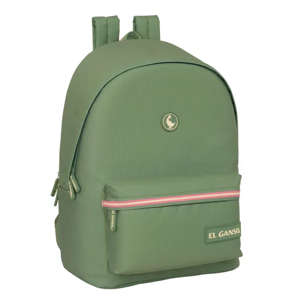 Kuprinė nešiojamam kompiuteriui El Ganso +usb el ganso basics Žalia 31 x 44 x 18 cm