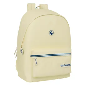 Kannettavan reppu El Ganso Basics Beige 31 x 44 x 18 cm