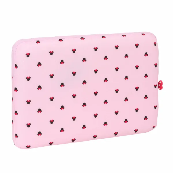 Nešiojamojo kompiuterio dėklas Minnie Mouse Naive Rožinė 15,6'' 39,5 x 27,5 x 3,5 cm