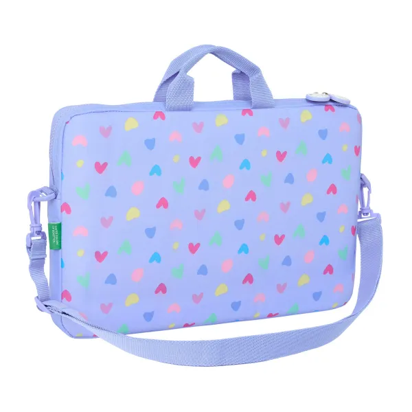 Nešiojamojo kompiuterio dėklas Benetton Lila Alyvinė 40 x 27 x 4 cm