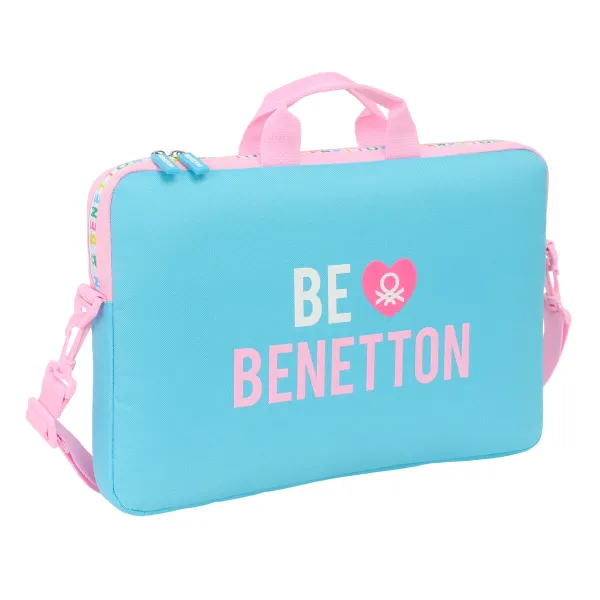 Nešiojamojo kompiuterio dėklas Benetton Unique Rožinė Turkis 40 x 27 x 4 cm