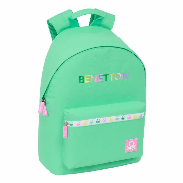 Рюкзак для ноутбука Benetton benetton Зеленый 31 x 41 x 16 cm