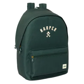 Kannettavan reppu Harper & Neyer +usb harper & neyer Tummanvihreä 31 x 44 x 18 cm