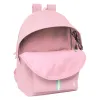 USB-liitännällä varustettu reppu kannettavalle tietokoneelle ja tabletille El Ganso Basics Pinkki