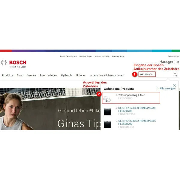 Võre BOSCH HEZ538000