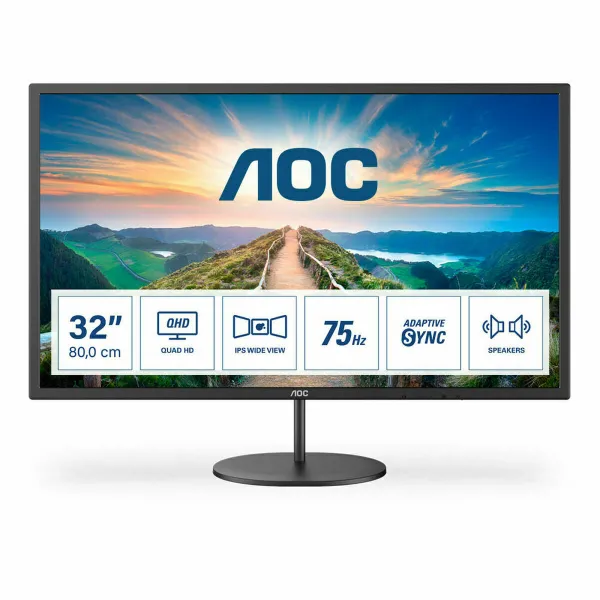 Monitorius AOC Q32V4 32" 2K LCD IPS 75 Hz