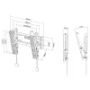 TV laikiklis Neomounts NM-W125BLACK 10" 40" 20 kg