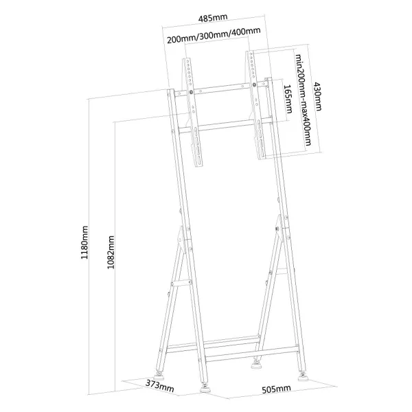 TV laikiklis Neomounts PLASMA-M1000 32" 55" 35 kg