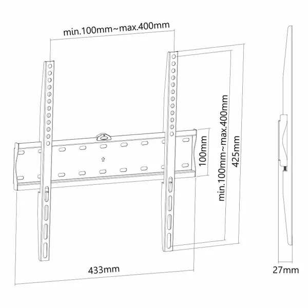 TV laikiklis Neomounts FPMA-W300BLACK      