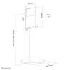 Подставка Neomounts DS10-200SL1          Серебряный