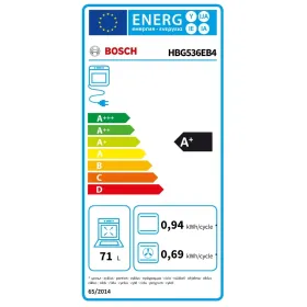 Ahi BOSCH HBG536EB4 71 L
