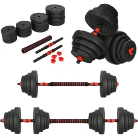 Hantelių rinkinys Springos FA1670A+FA1670B 2x20kg