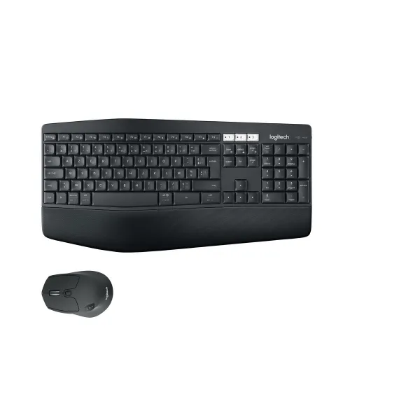 Belaidė klaviatūra Logitech MK850 Juoda Ispaniška Qwerty Azerty Prancūzų