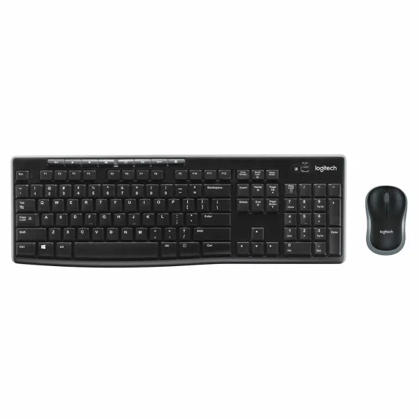 Klaviatūra un Bezvadu Pele Logitech MK270 QWERTY Angļu