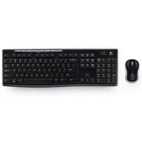 Klaviatūra ir pelė Logitech LGT-MK270-US Juoda QWERTY Qwerty US