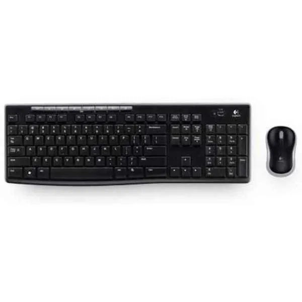 Klaviatūra ir pelė Logitech LGT-MK270-US Juoda QWERTY Qwerty US