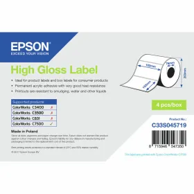 Tulostintarrat Epson C33S045719 Valkoinen Kiiltävä (1 osaa)