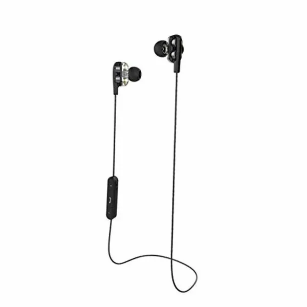 Bluetooth Peakomplekt Mikrofoniga CoolBox CoolTwin Must
