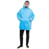 Oversized kapuutsiga tekk Springos HA7319 meresinine