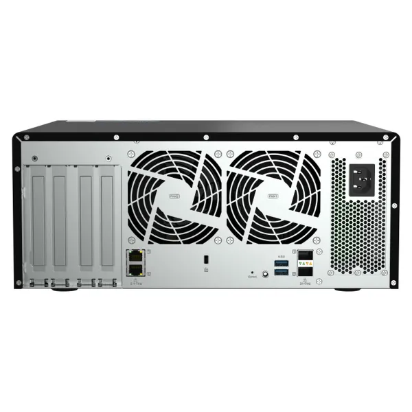 NAS tinklinė saugykla Qnap TS-H1290FX-7232P-64G Juoda