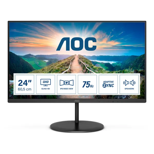 Monitorius AOC Q24V4EA 23,8" 2K LCD