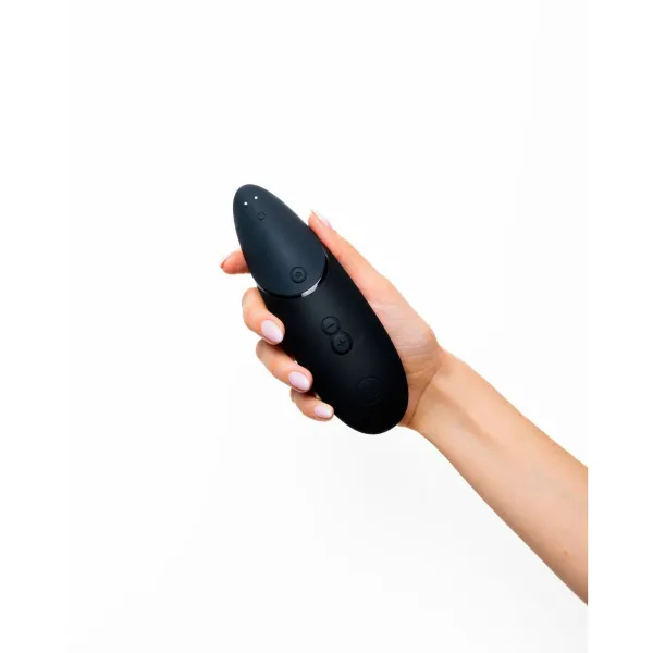 Klitora sūcējs Womanizer WOM180-BLACK Melns