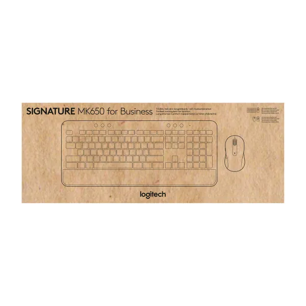 Klaviatūra ir belaidė pelė Logitech 920-011001 Juoda Azerty Prancūzų