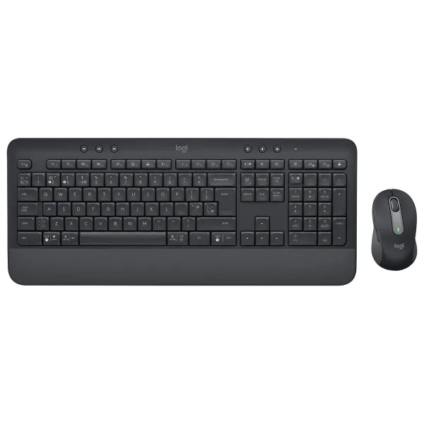 Klaviatūra un Bezvadu Pele Logitech MK650 Grafīts Angļu QWERTY