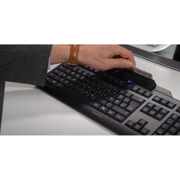 Klaviatūra Cherry JK-A0400EU-2 Juoda Ispaniška Qwerty QWERTZ QWERTY Qwerty US