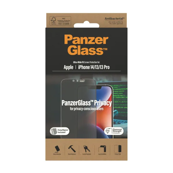 Защита для экрана для телефона Panzer Glass P2783 Apple iPhone 13 Pro iPhone 13 iPhone 14