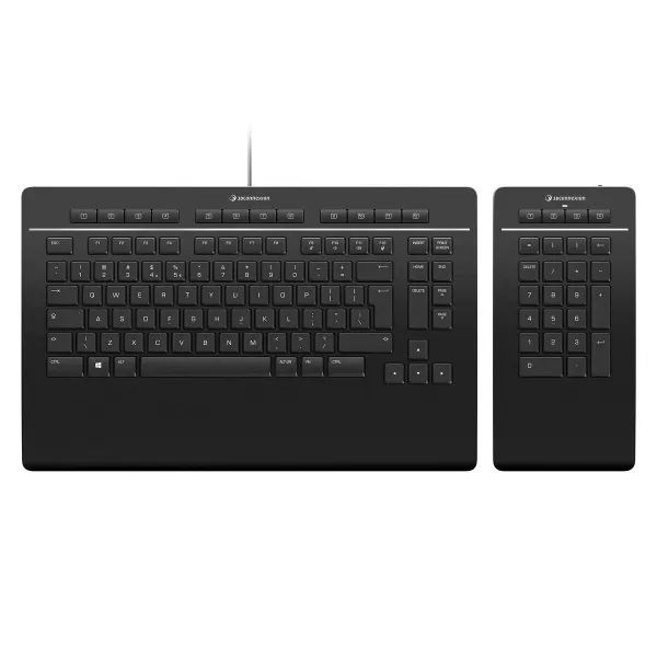 Keyboard 3Dconnexion 3DX-700092 Black Qwerty US