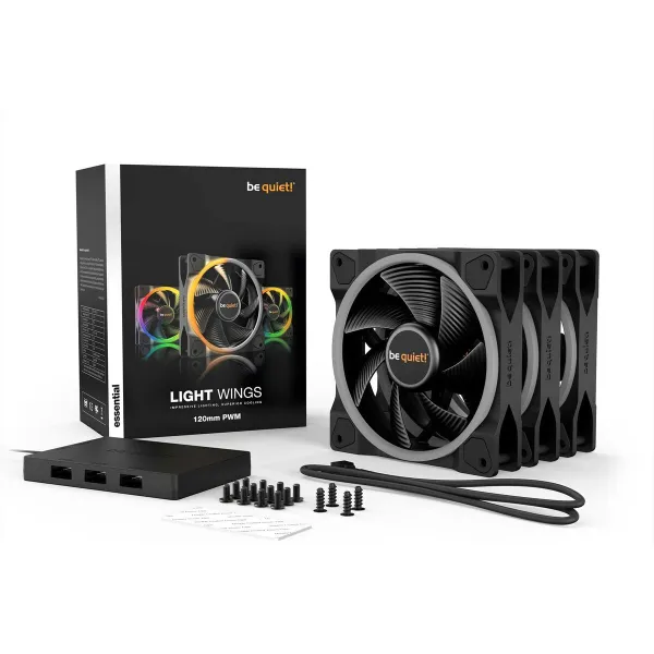Kārbas ventilators Be Quiet! BL076 Ø 12 cm (3 gb.)