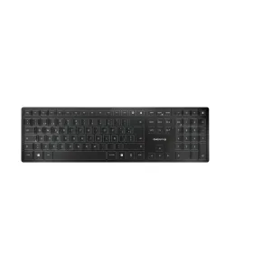 Bluetooth klaviatūra Cherry KW 9100 SLIM Juoda Ispaniška Qwerty
