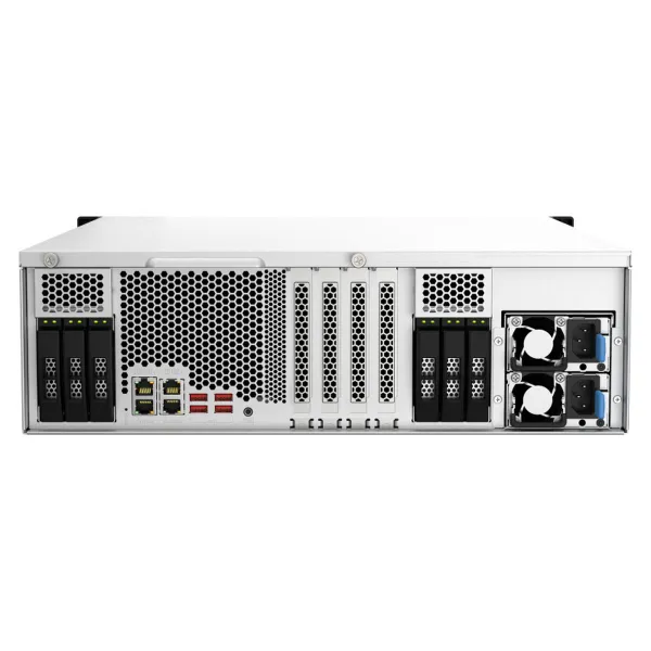 Tinklo saugyklos Qnap TS-h2287XU-RP Intel Xeon E-2336 Juoda / balta